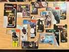 13 VINTAGE KENNER STAR WARS WEIRD CUT CARDBACKS AND AN INSERT CATALOG