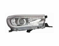 LED-SCHEINWERFER Links Toyota Hilux 2015-2020 Mit Schwarzem Rahmen