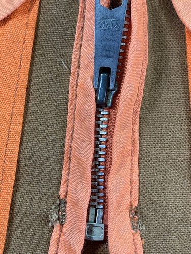Vintage SafTBak Game Hunting Vest Tan Blaze Orange Mens Size Small USA Made - Picture 13 of 16