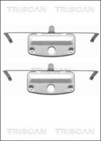 Triscan ZubehöRsatz Scheibenbremsbelag 8105 111617 FüR BMW 5Er E60 Touring E61