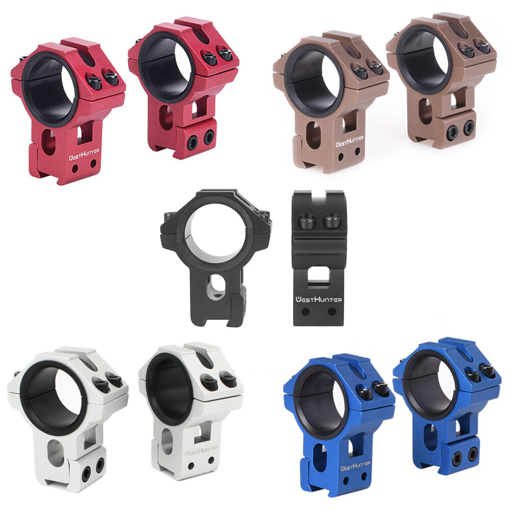 2pcs Scope Rings 1"/30mm Tube Universal High Profile Dovetail Rifle