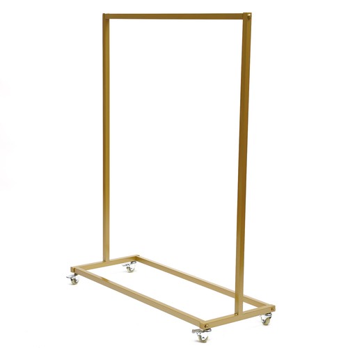 Metal Garment Rack Rolling Clothes Garment Shelf Standing Clothing Hanger 4Wheel - Picture 10 of 20