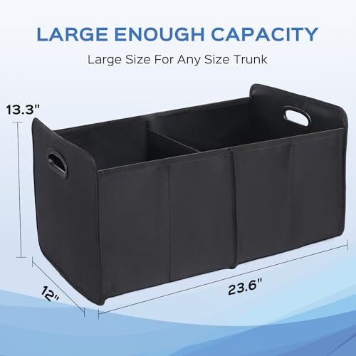 Hoonyn Car Trunk Organizer, Collapsible Trunk Organizer Sturdy Trunk Storage Org - Picture 6 of 7