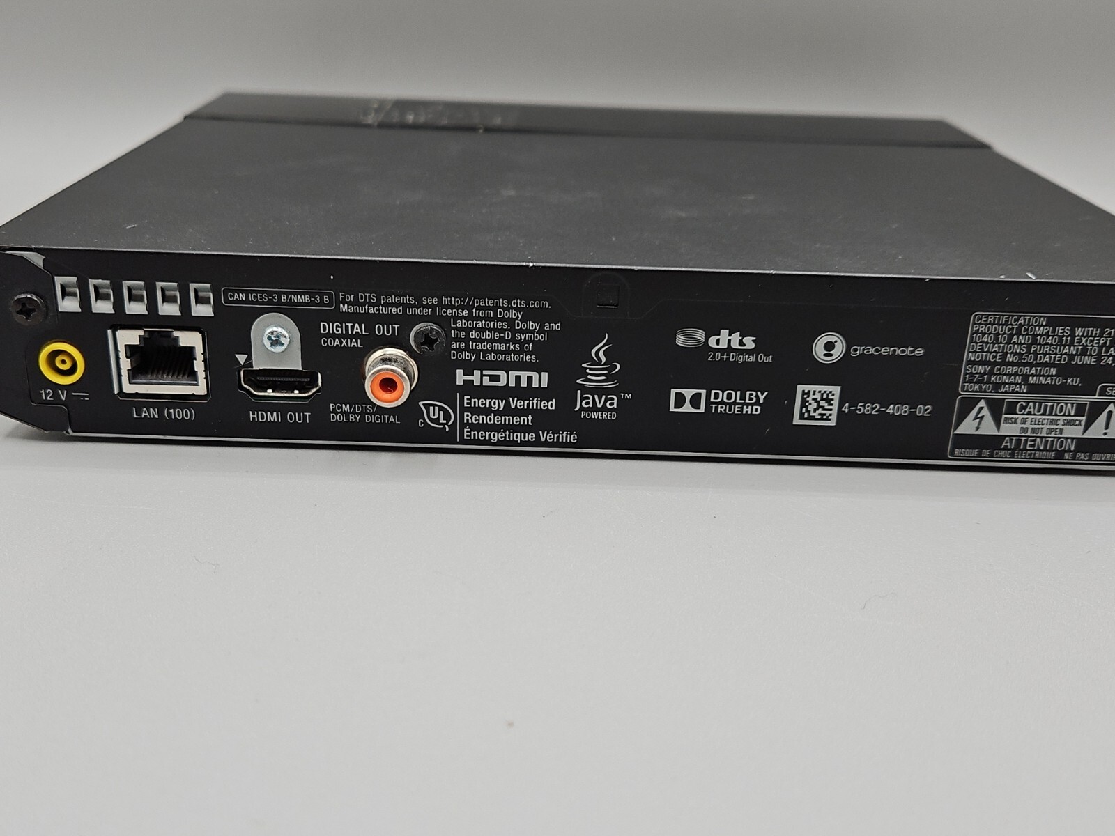 Sony BDPBX370 Bluray Disc Player with builtin WiFi 27242892330 eBay