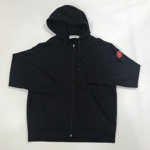 Redwood Classic Apparel Men’s L Hoodie Full Zip Black Made in Canada EUC - product listing photo