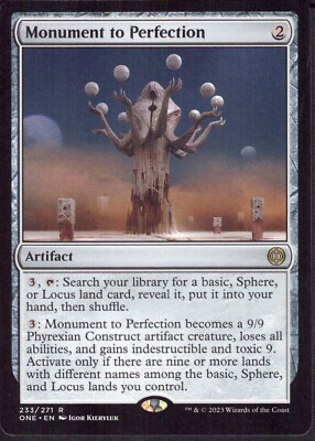 Monument to Perfection Phyrexia: All Will Be One - Magic MTG Pack Fresh