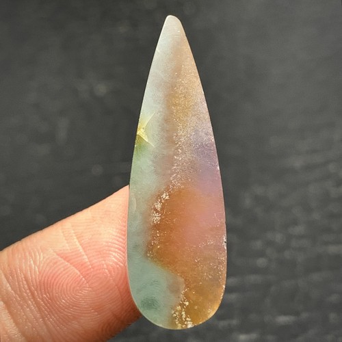 Opalized Coral Fossil Chalcedony Cabochon 34x10.5x5.5mm High Quality 16 ct - Picture 6 of 6