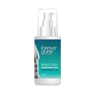 Forever Gone Mens Body Ingrown Hair Treatment Oil Shave Wax
