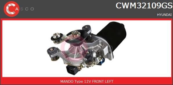Moteur essuie-glace avant Hyundai Pony pour réparer un balayage de pare-brise lent