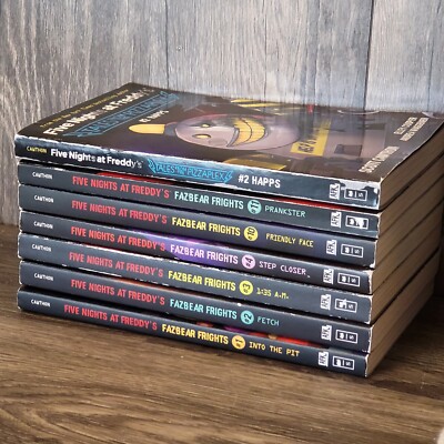 Five Nights At Freddy's Fazbear Frights Books One To Four Lot Of 7 Paperbacks PB