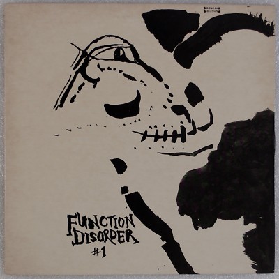 FUNCTION DISORDER: #1 Abstract Noise Industrial Vinyl LP NM Wax