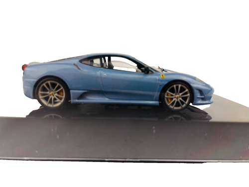 RARE Hot Wheels Elite BLUE Ferrari 430 Scuderia 1:43 diecast MINICAR - Picture 11 of 14
