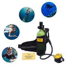 Diving Scuba Tank 1L Mini Air Oxygen Cylinder Small Emergency 1L Mini Air