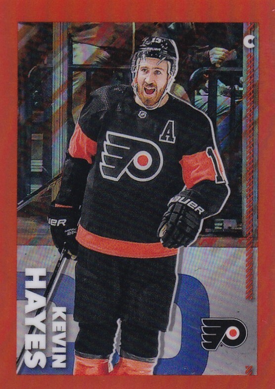 2022-23 Topps Chrome NHL Sticker ORANGE Refractor #363 Kevin Hayes /25 MADE