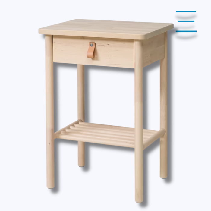 IKEA BJORKSNAS Nightstand, Birch 18 7/8 x 15 " BRAND NEW, FAST SHIPPING