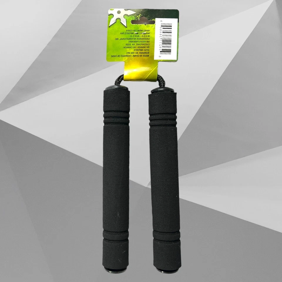 Kids Ninja Nunchaku Safety Foam Toy Dress Up Costume Accessory BLACK - Image 3 of 4