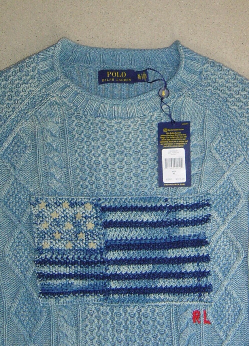 NWT Lauren Ralph Lauren Summer Indigo/Wht XL Polo Ralph Lauren main image 3