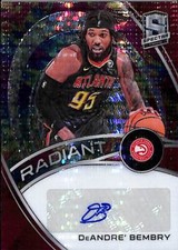 2019 Panini Spectra DeANDRE' BEMBRY Denver Nuggets Radiant Signatures AUTO