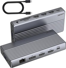 Docking Station, USB C Docking Station 13-in-1 Support Dual/Triple Display