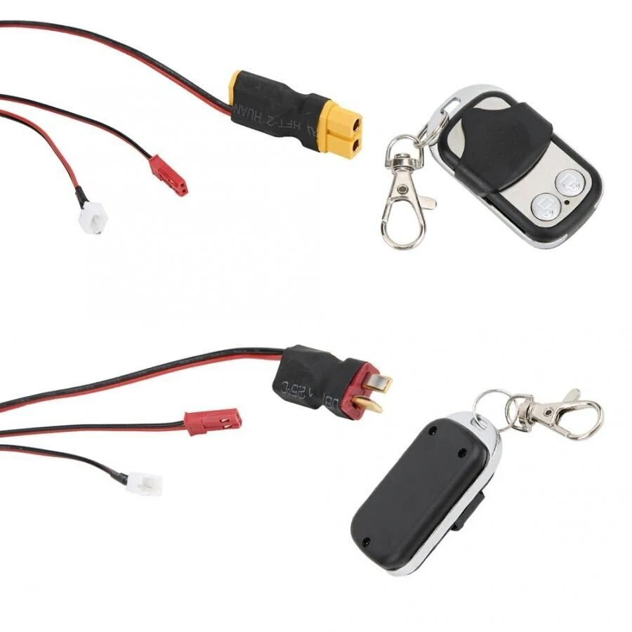 RC Car Winch XT60C T Plug Controller Remote Control For SCX10 D90 D110 TF2 TRX4 - Image 2 of 4