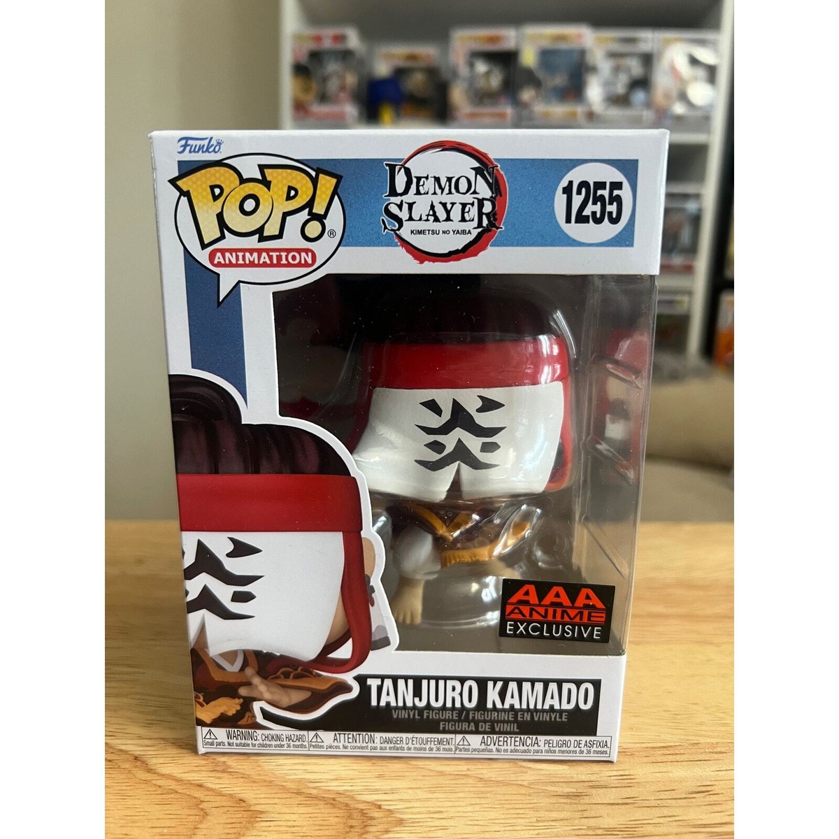 EXCLUSIVE Tanjiro Kamado Funko Pop #1255 Demon Slayer