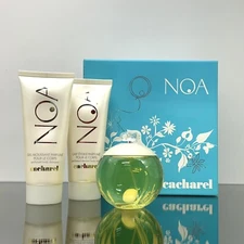 NOA by CACHAREL 3pc Women Set 3.4oz EDT + 3.4oz B/Lotion + 3.4oz B/Shampoo