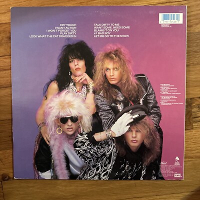 Poison – LOOK What The Cat Dragged Vinyl LP Capitol 1rst Press