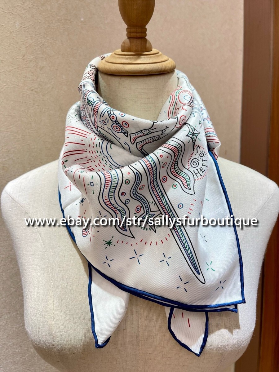 2025 Sallys Boutique 18 Momme Twill Silk Wrap Scarf Horse Print
