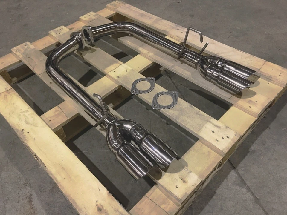 FOR Pontiac G8 Stainless Pipes + Tips V8 LS3 LSx L76 2008 2009 - Image 2 of 2