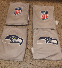 4 SEATTLE SEAHAWKS Cornhole Bags Baggo Bean Bag Toss