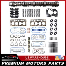 Engine Camshaft Lifters Head Gasket Set for 08-10 Ford 6.4L V8 Diesel OHV Turbo