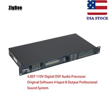 4.8SP 110V Digital DSP Audio Processor 4 Input 8Output Professional Sound System