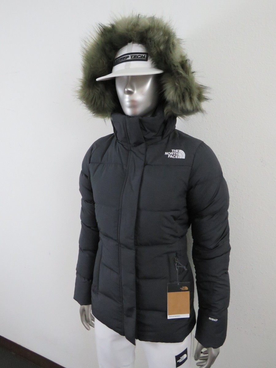 Womens The North Face TNF Gotham Jacket Hooded 550-Down Winter