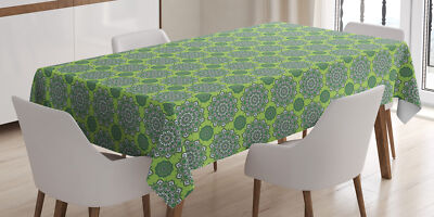 Lime Green Tischdecke marokkanische Mandala