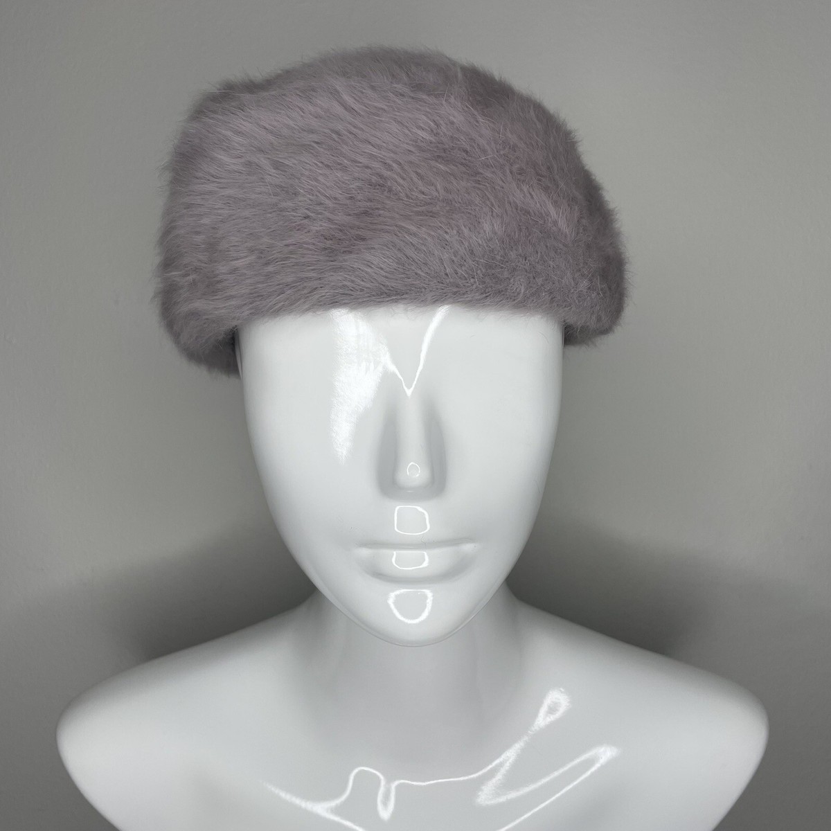 KANGOL FURGORA Angora Blend Lilac Lavender Purple Beret One 