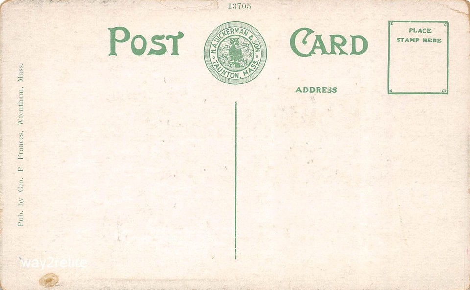 Postcard MA Wrentham Lake Archer Lakeside Homes Norfolk Co. Massachusetts c1910 eBay