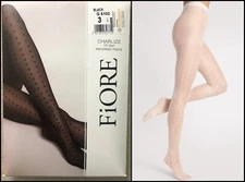 Fiore Charlize elegant women's tights with a regular polka dot pattern 15 Den