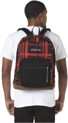 Jansport - Right Pack Expressions Red Diamond Plaid Backpack Jansport - Right Pack Expressions Red Diamond Plaid Backpack