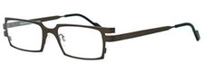 Harry Lary's French Optical Eyewear Piraty Reading Glasses in Brown 456 2.25