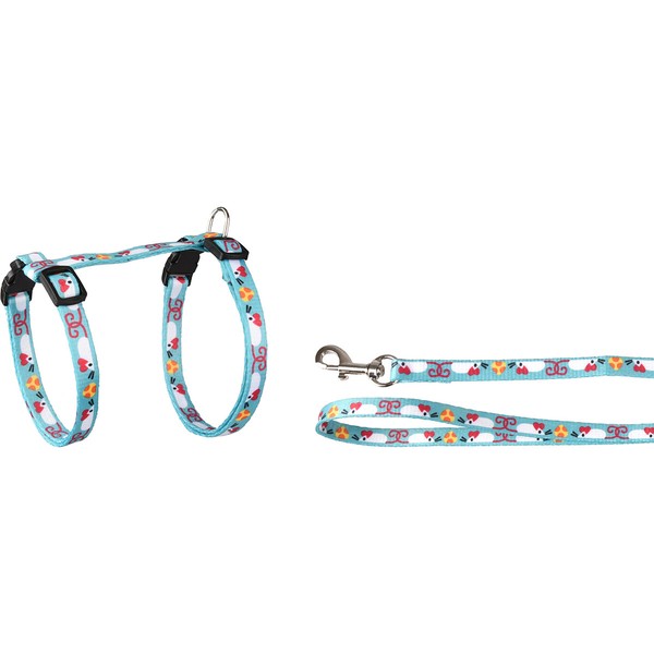 Flamingo Katzengeschirr Arwen Mit Leine, Verstellbar, Nylon, 20-35 Cm-image