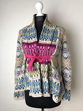 Odd Molly 654 womens wool cardigan wrap robe Size 1 S