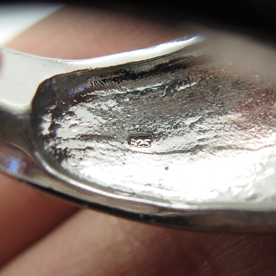 925 Sterling Silver Vintage Lavender C Z Ring Size 8.25 eBay