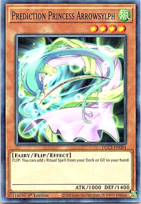 Prediction Princess Arrowsylph DLCS-EN084 Yu-Gi-Oh! 1st Edition Near ...