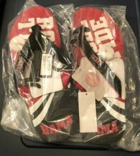 NCAA Collegiate Unisex Flip Flops ALABAMA Size Medium/M (Mens 9/10 Womens 11/12)