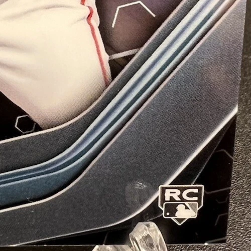 2023 Topps Chrome Black Vaughn Grissom Rookie Card RC #/199 Braves Red Sox - Image 4 of 4