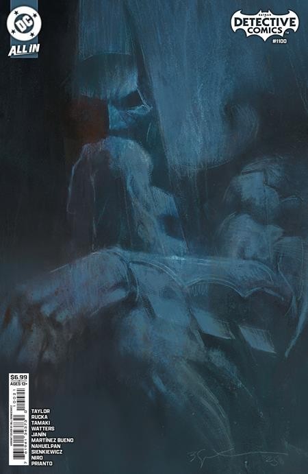 🦇 	DETECTIVE COMICS #1100 CVR D BILL SIENKIEWICZ CARD STOCK VARIANT 🔑*8/20/25