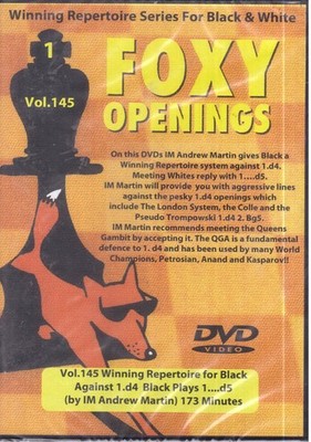 Foxy Opening  145 Winning Repertoire for Black Against 1.d4 Black Plays 1...d5