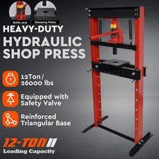 Hydraulic Bench Press 12000kg / 12 Ton Garage Workshop Standing Presses Bearing