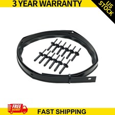 Engine Hood Bumper Seal Strip W Rivets For Dodge Challenger Srt Hellcat 08-22
