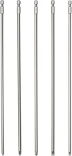 NEIKO 10043A Extra Long Bit Set | 5-Piece | Cr-V Steel | 12-Inch Length Phillips